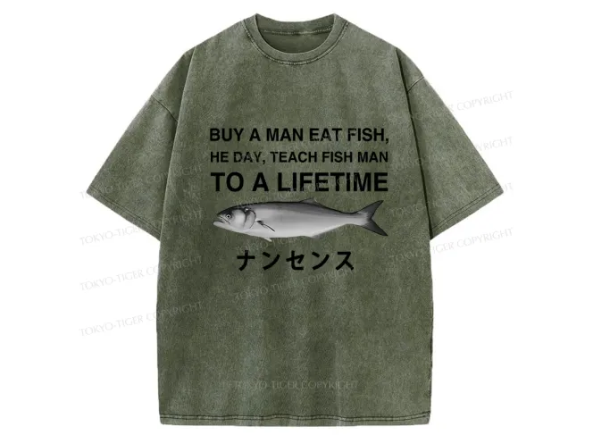 Tiger Funny To A Lifetime Washed T-Shirt
