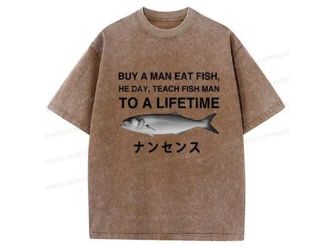 Tiger Funny To A Lifetime Washed T-Shirt