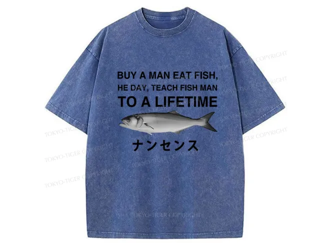 Tiger Funny To A Lifetime Washed T-Shirt
