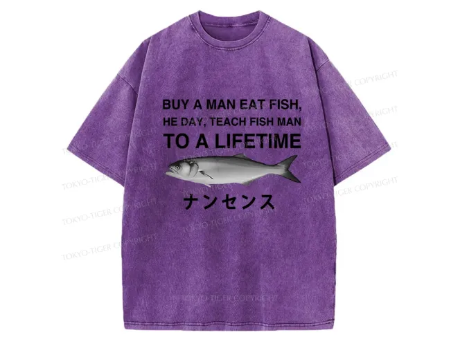 Tiger Funny To A Lifetime Washed T-Shirt