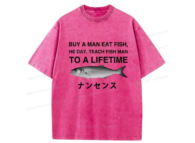 Tiger Funny To A Lifetime Washed T-Shirt