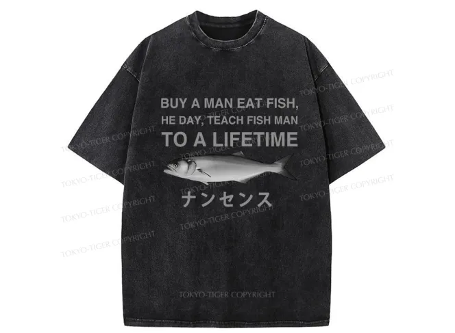 Tiger Funny To A Lifetime Washed T-Shirt