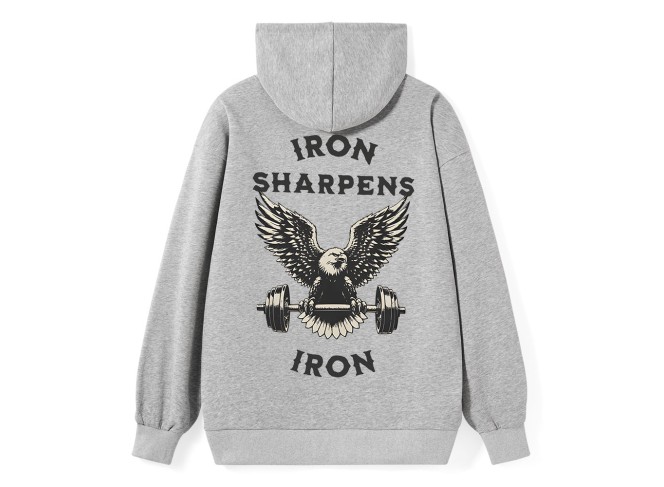 Iron Sharpens Classic Christian Hoodie